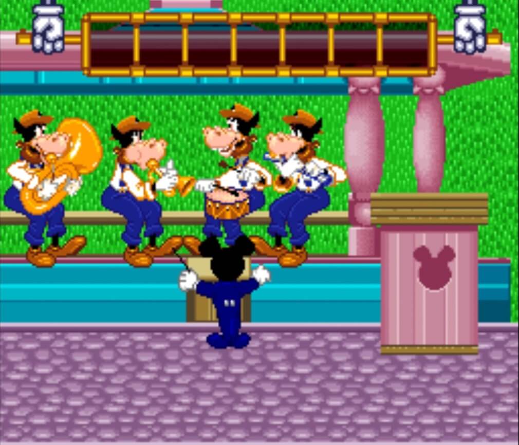 Mickey's Playtown Adventure - A Day of Discovery! - геймплей игры Super Nintendo\Famicom